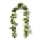 Guirlande de vigne et roses miniatures, 1,8 m d'Ashland
